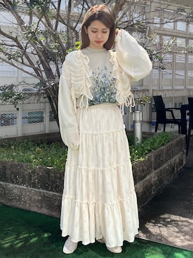 merry jenny 梅田店さん（レディース・154cm）の春コーディネート