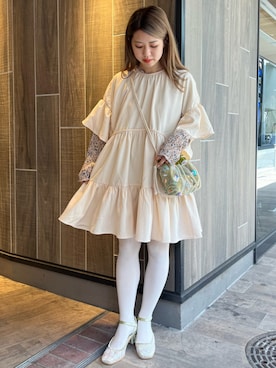 merry jenny 梅田店さん（レディース・154cm）の春コーディネート