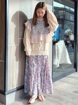 merry jenny 梅田店さん(レディース・154cm)の冬コーディネート