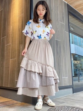 merry jenny 梅田店さん（レディース・154cm）の夏コーディネート