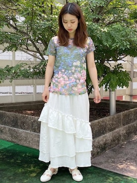 merry jenny 梅田店さん（レディース・154cm）の夏コーディネート