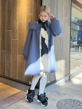 merry jenny 梅田店さん（レディース・154cm）の冬コーディネート