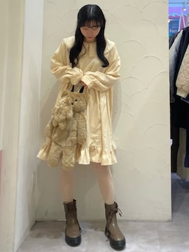 merry jenny 梅田店さん（レディース・154cm）の冬コーディネート