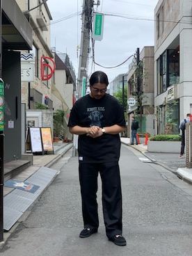 「schott（ショット）のSchott/ショット/TC PAINTER PANTS/ペインターパンツ（その他パンツ）」を使った、Ryuji Abeさん（メンズ・176cm）の春コーディネート