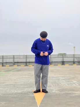 「schott(ショット)のアイテム(パンツ)」を使った、Ryuji Abeさん(メンズ・176cm)の春コーディネート
