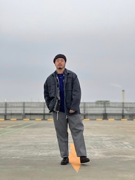 「schott(ショット)のアイテム(パンツ)」を使った、Ryuji Abeさん(メンズ・176cm)の春コーディネート