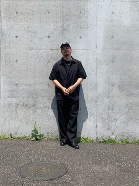 「WILD THINGS（ワイルドシングス）のアイテム（トップス）」を使った、Ryuji Abeさん（メンズ・176cm）の夏コーディネート