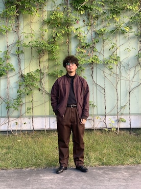 Ryuji Abeさん（メンズ・176cm）の秋コーディネート
