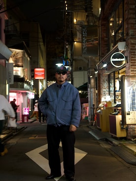 「SCHOTT」｜「アイテム（ミリタリージャケット）」を使った、Ryuji Abeさん（メンズ・176cm）の秋コーディネート