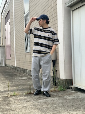 Ryuji Abeさん（メンズ・176cm）の春コーディネート