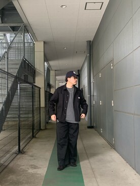 「schott（ショット）のアイテム（ブルゾン）」を使った、Ryuji Abeさん（メンズ・176cm）の春コーディネート