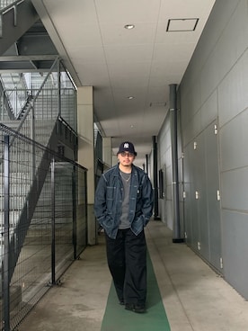 Ryuji Abeさん（メンズ・176cm）の春コーディネート