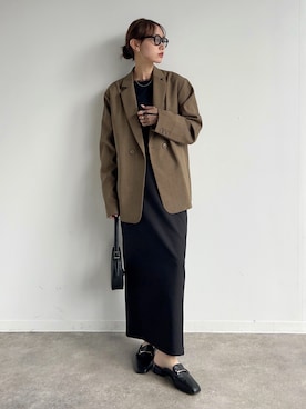 「アイテム（ハンドバッグ）」を使った、UMIさん（レディース・165cm）の春コーディネート