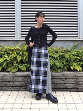 「AZUL by moussy（アズールバイマウジー）のアイテム」を使った、UMIさん（骨格ナチュラル・レディース・165cm）の秋コーディネート