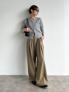 「U.S. POLO ASSN.（ユーエスポロアッスン）のアイテム」を使った、UMIさん（レディース・165cm）の春コーディネート