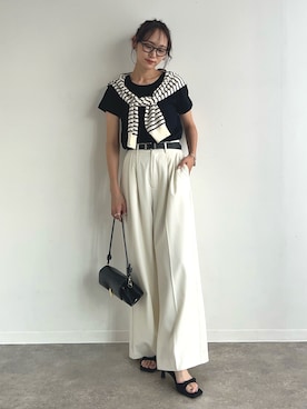 「LE TALON（ルタロン）のアイテム」を使った、UMIさん（レディース・165cm）の夏コーディネート