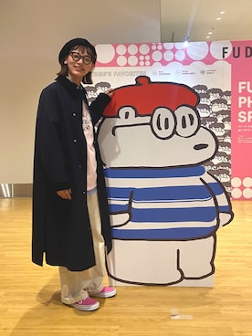 「MACKINTOSH PHILOSOPHY（ﾏｯｷﾝﾄｯｼｭ ﾌｨﾛｿﾌｨｰ）のアイテム」を使った、UMIさん（レディース・165cm）の冬コーディネート