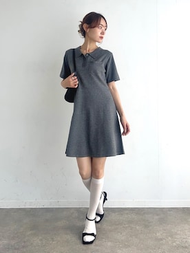 「Port（ポート）のアイテム」を使った、UMIさん（レディース・165cm）の夏コーディネート