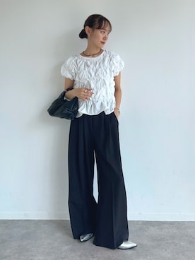 「アイテム（パンプス）」を使った、UMIさん（レディース・165cm）の夏コーディネート
