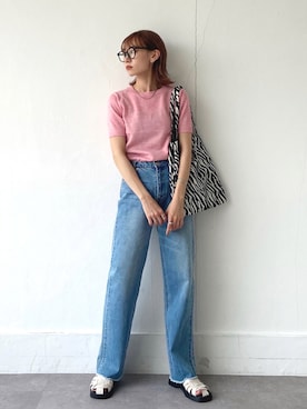 「Chillfar（チルファー）のアイテム」を使った、UMIさん（レディース・165cm）の春コーディネート