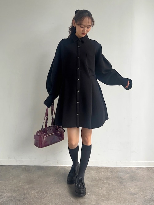 NOGLE/ノグル】襟付きミニワンピ（ワンピース）｜NOGLE（ノグル