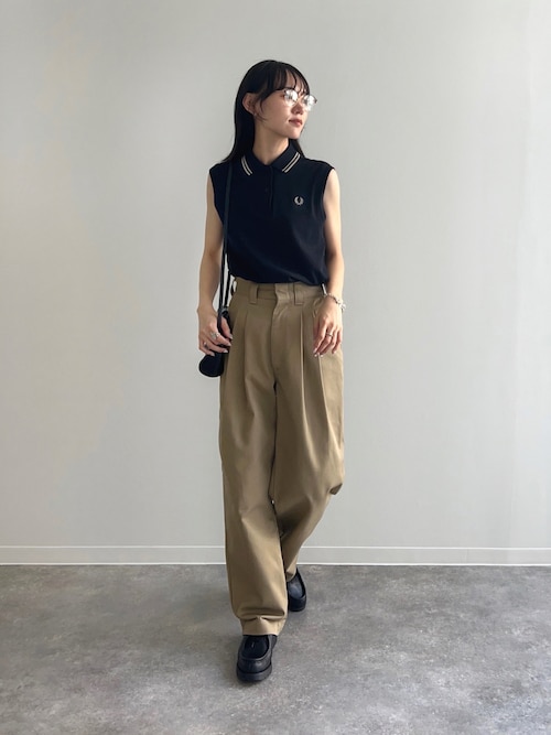 The Fred Perry Shirt - G7200／ノースリーブポロシャツを使った