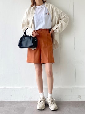 「DHOLIC STYLE（ディーホリックスタイル）のアイテム」を使った、UMIさん（レディース・165cm）の夏コーディネート