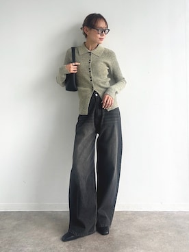 「NOGLE（ノグル）のアイテム」を使った、UMIさん（レディース・165cm）の冬コーディネート