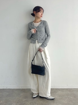 「Ungrid（アングリッド）のアイテム」を使った、UMIさん（レディース・165cm）の春コーディネート