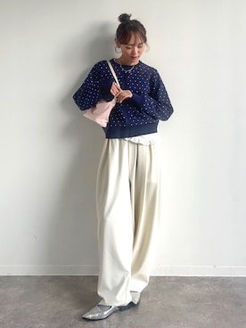 「NOGLE（ノグル）のアイテム」を使った、UMIさん（レディース・165cm）の冬コーディネート