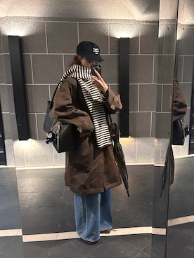 「アイテム（財布/小物）」を使った、UMIさん（レディース・165cm）の冬コーディネート