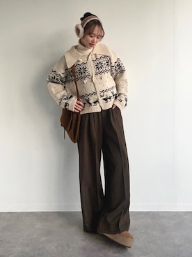 UMIさん（レディース・165cm）の冬コーディネート