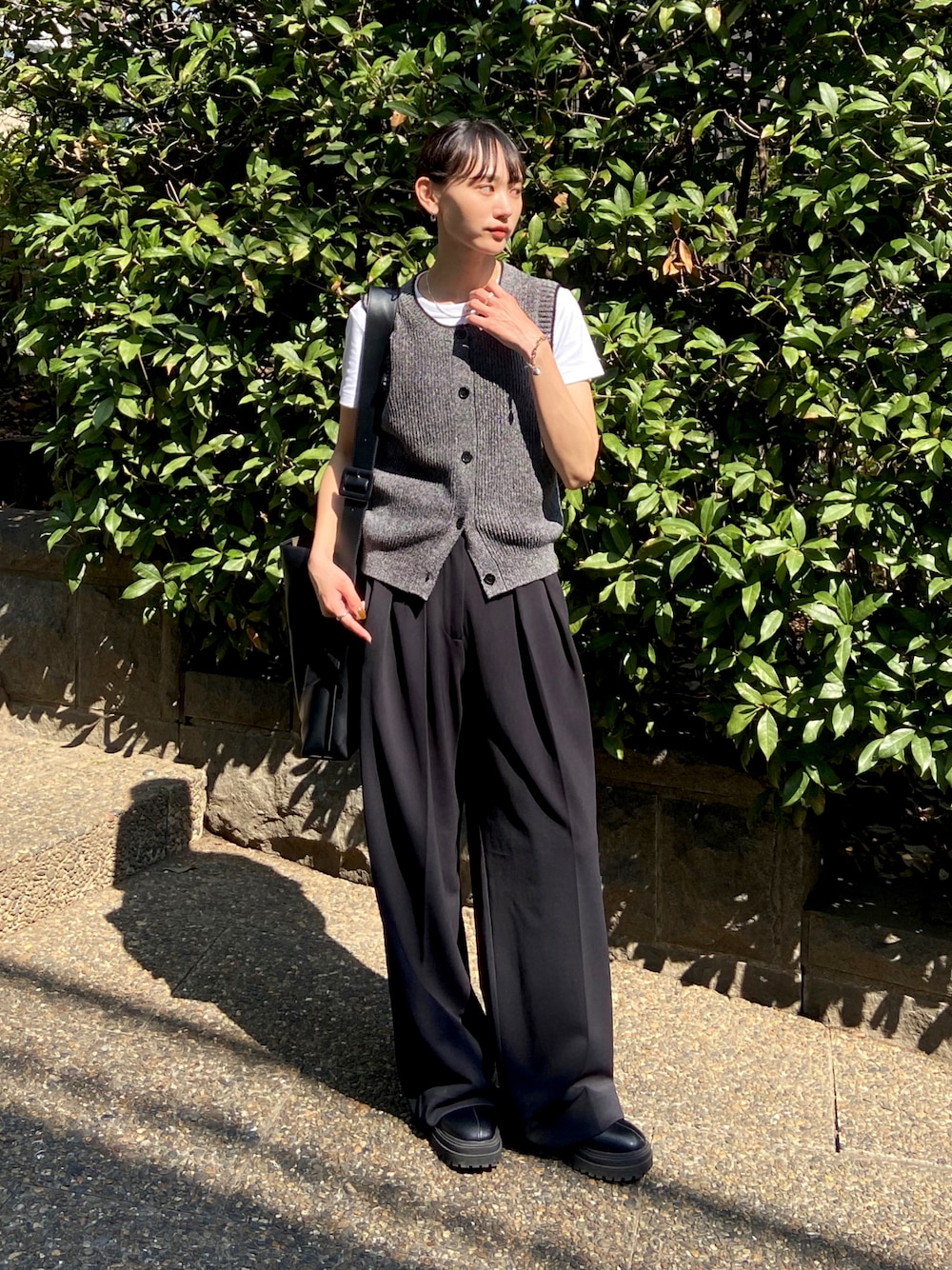 ミックスカラー ブークレ ベスト ウォッシャブル BEAUTY&YOUTH UNITED ARROWS（ビューティーアンドユース