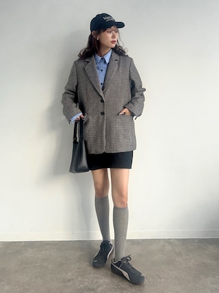 「PUMA(プーマ)の【ZOZOTOWN先行販売】PUMA プーマ ユニセックス スピードキャット OG II スニーカー(スニーカー)」を使った、UMIさん(レディース・165cm)の秋コーディネート