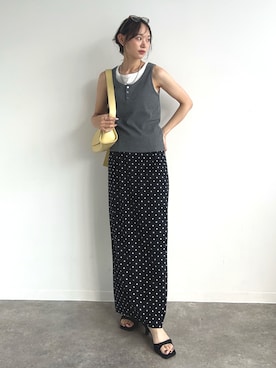 「LE TALON（ルタロン）のアイテム」を使った、UMIさん（レディース・165cm）の夏コーディネート