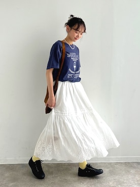 UMIさん（骨格ナチュラル・レディース・165cm）の夏コーディネート