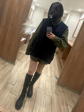 「JAM（ジャム）のアイテム」を使った、らいさん（レディース・162cm）の冬コーディネート