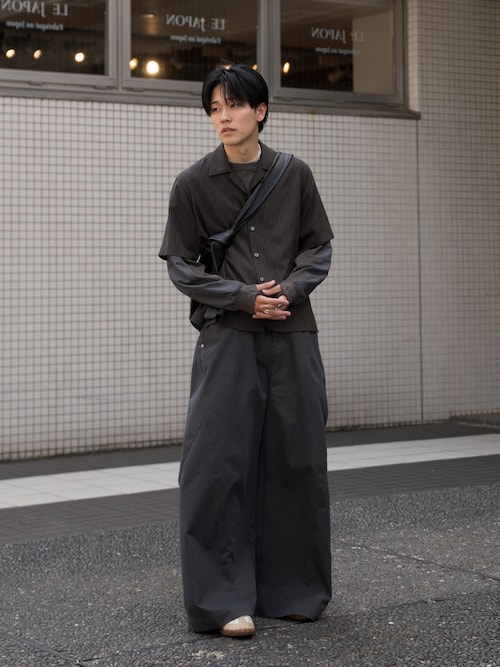 セール】Firsthand/ファーストハンド Leather Banana Big Shoulder Bag
