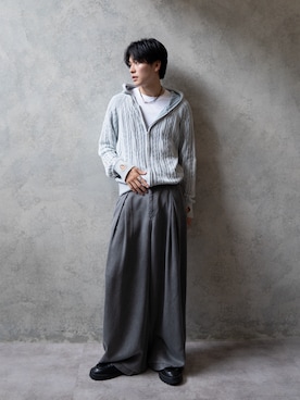 「CASPER JOHN（キャスパージョン）のアイテム」を使った、KAIさん（メンズ・183cm）の春コーディネート