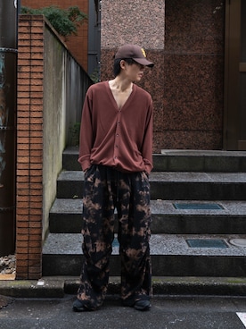 「CASPER JOHN（キャスパージョン）のアイテム（パンツ）」を使った、KAIさん（メンズ・183cm）の夏コーディネート