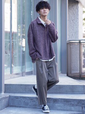 ポロシャツ 長袖 コーディネート Zozotown