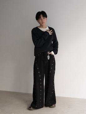 「cii（シー）のアイテム（財布/小物）」を使った、KAIさん（メンズ・183cm）の秋コーディネート