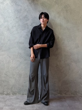 「Berwick1707（バーウィック）のアイテム」を使った、KAIさん（メンズ・183cm）の春コーディネート