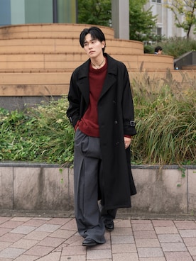 「スウェットパンツ」｜KAIさん（メンズ・183cm）の秋コーディネート