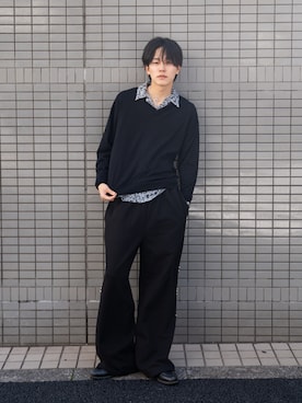 KAIさん（メンズ・183cm）の春コーディネート