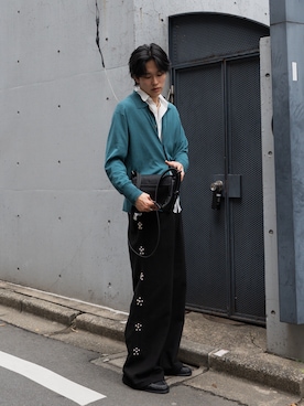 「Juha（ユハ）のアイテム」を使った、KAIさん（メンズ・183cm）の冬コーディネート