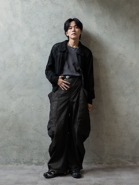 「CASPER JOHN（キャスパージョン）のアイテム」を使った、KAIさん（メンズ・183cm）の春コーディネート