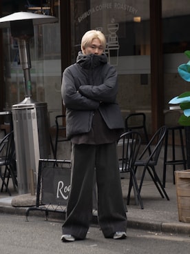 「LANTERN（ランタン）のアイテム」を使った、KAIさん（メンズ・183cm）の冬コーディネート