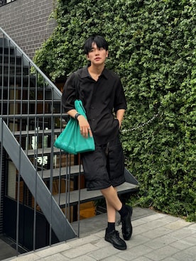 「WEEKEND(ER)（ウィークエンダー）のアイテム」を使った、KAIさん（メンズ・183cm）の春コーディネート