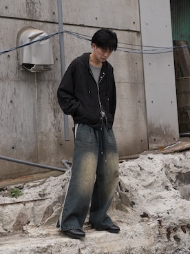「アイテム（Tシャツ/カットソー）」を使った、KAIさん（メンズ・183cm）の秋コーディネート